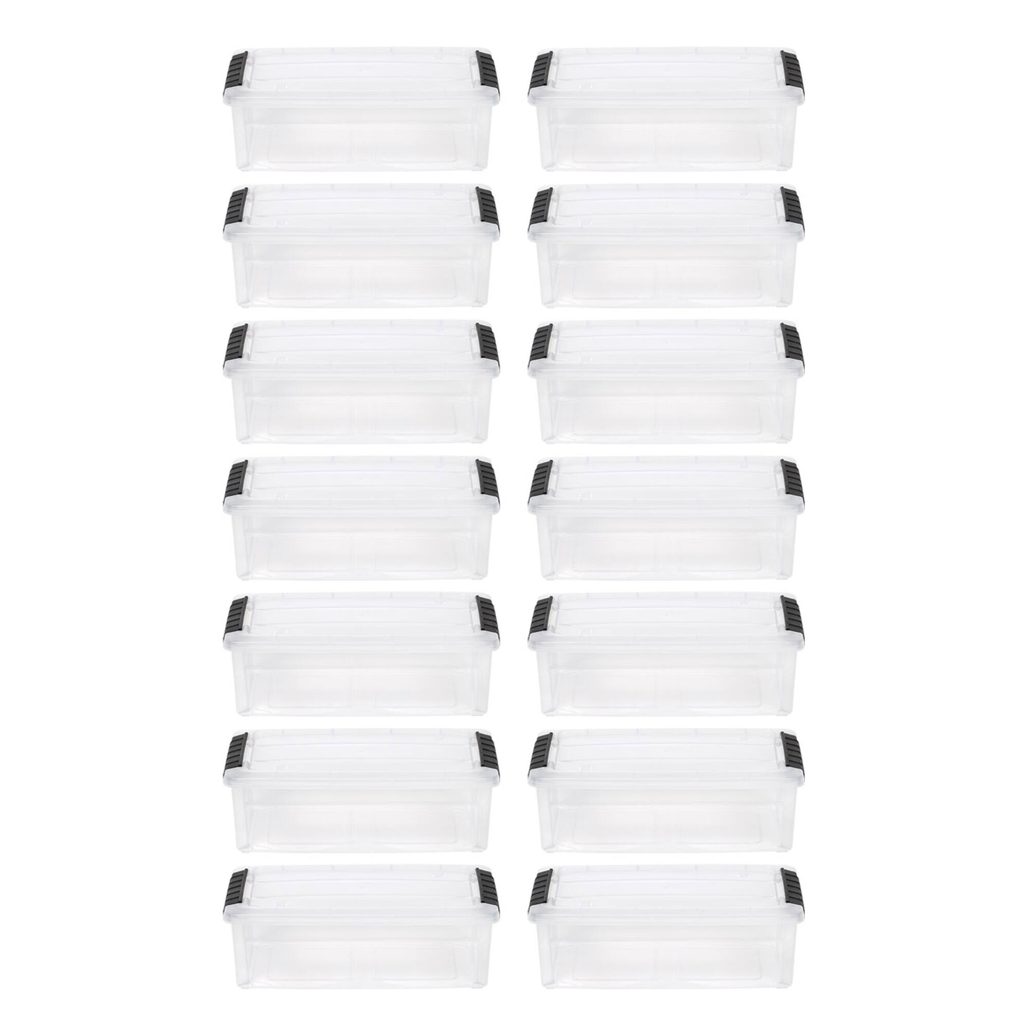 IRIS Stack & Pull™ Plastic Storage Boxes